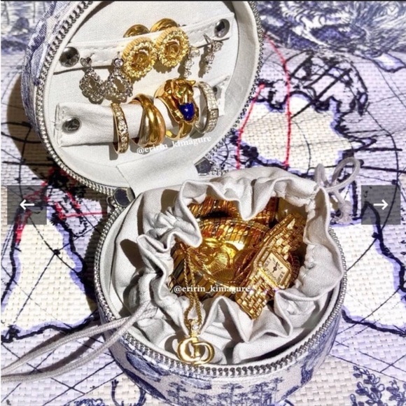 Dior Around the World Travel Makeup Jewelry Bag / Jewelry Case / Jewelry Box - Picture 5 of 10